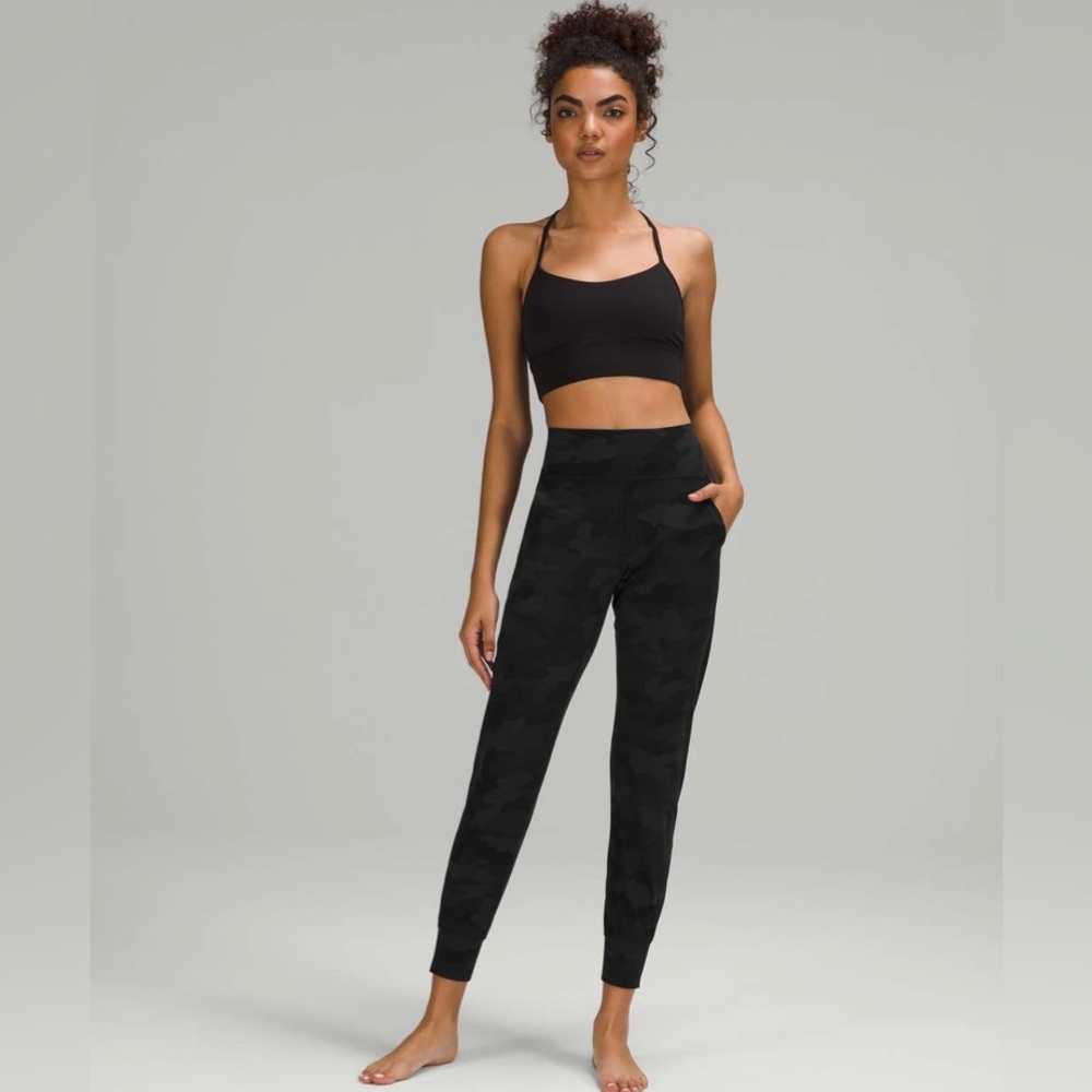 Lululemon Align Joggers in Heritage Deep Coal Multi, Size 4
